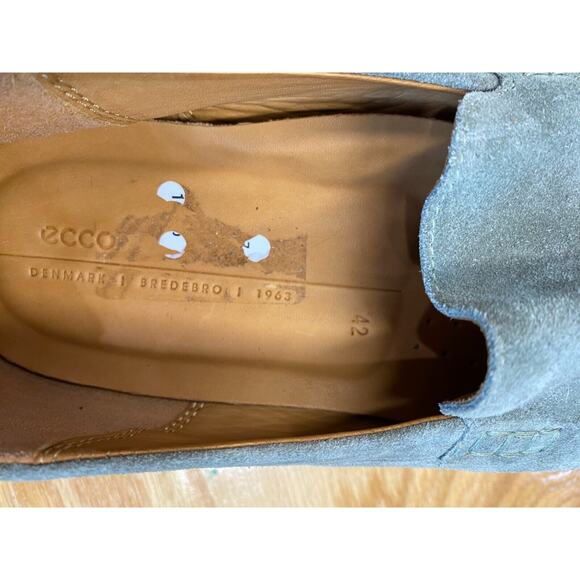 Ecco Casual Shoes Men\'s 8 Suede Slip On Almond Toe Comfort Loafers S13 main image 6